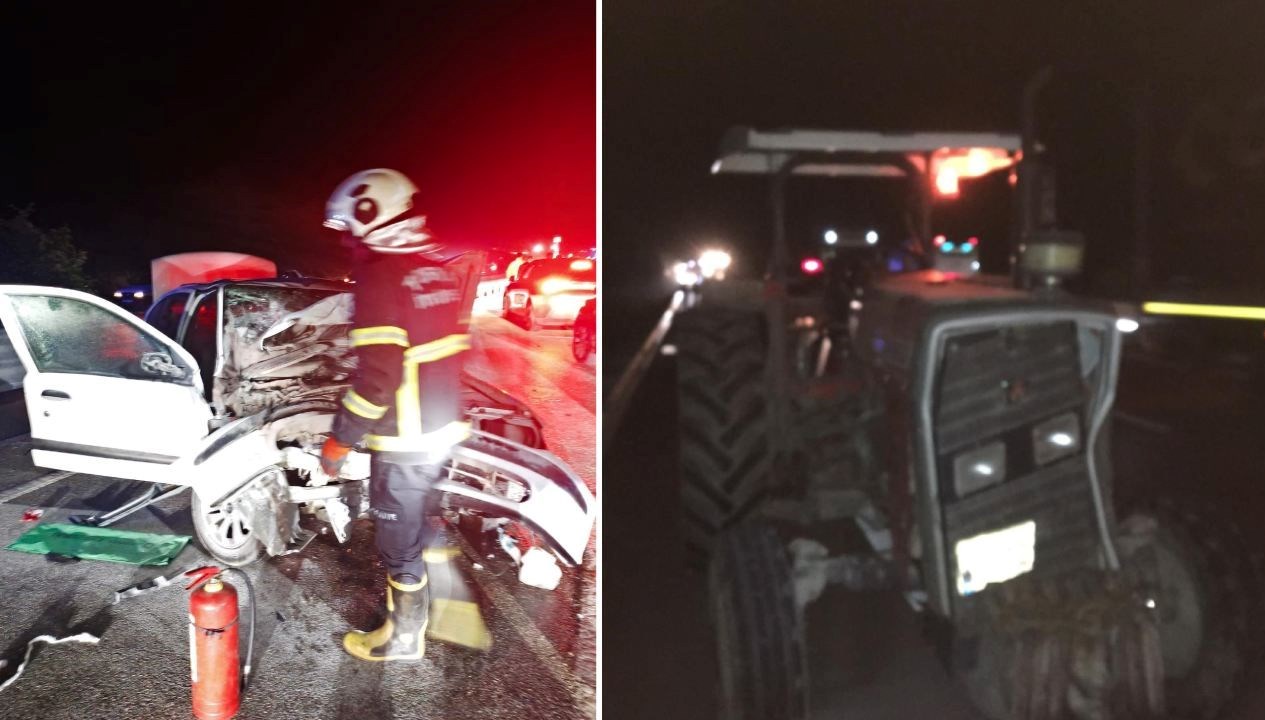 kastamonuda otomobil kum yuklu traktore carpti1 olu 5 yarali rvnw6mwq